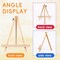 6 Pack 9 Inch Wood Easels for Painting Canvases Tabletop Painting Easels Art and Crafts Display Tripod for Artists Portable Canvas Photo Picture Sign Holder for Student